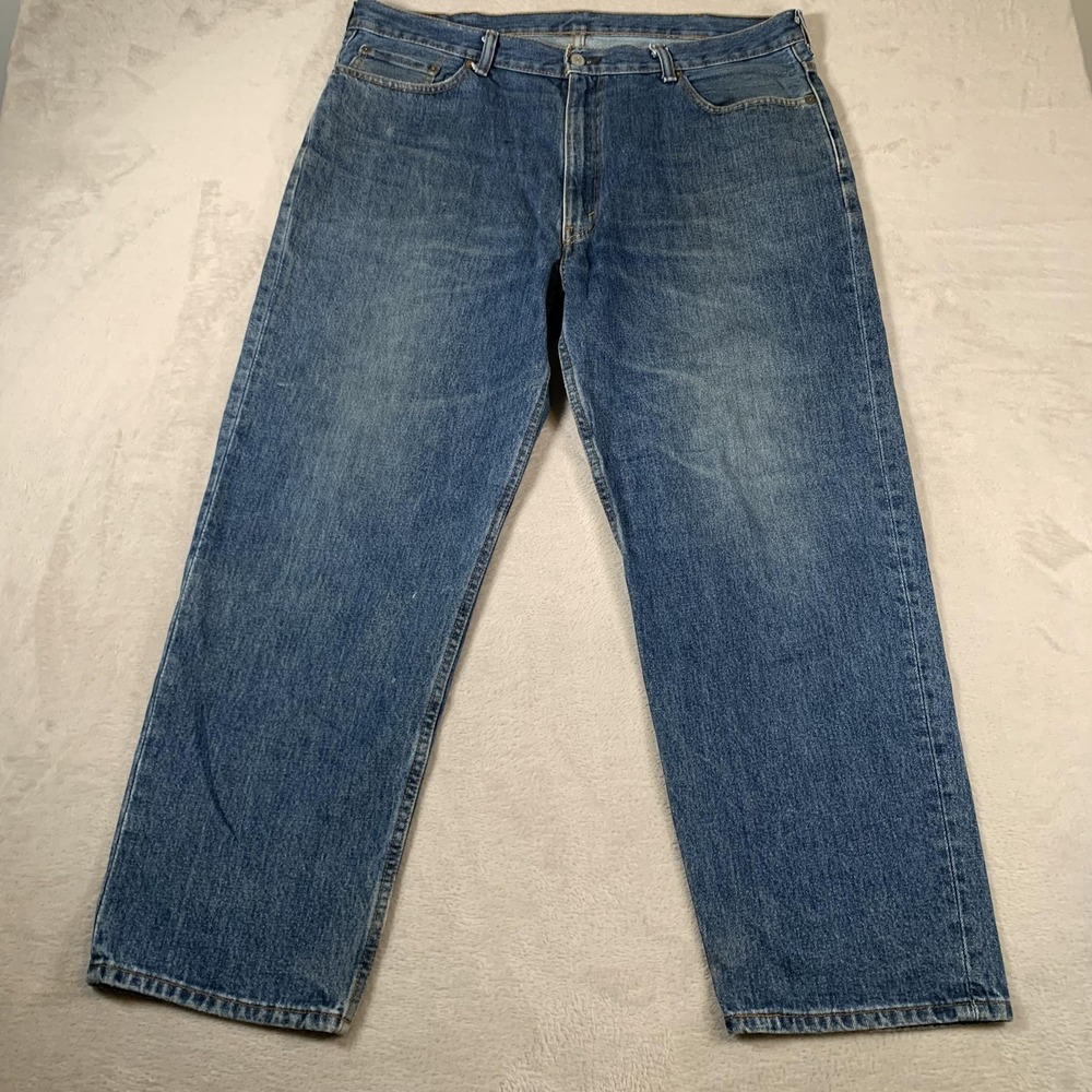 Levis 550 Jeans Mens 40x30 Blue Relaxed Fit Tapered Leg Zip Fly Classic Denim‎